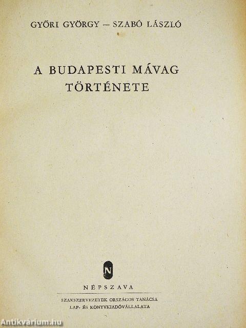 A budapesti MÁVAG története