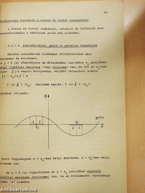 Gazdaságmatematika I.