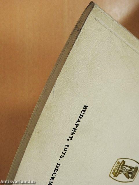 A Szakszervezetek Országos Tanácsának jelentése a XXIII. kongresszusnak