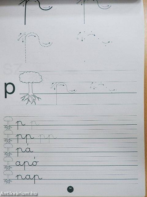 Írás gyakorlólapok 1. osztályosoknak