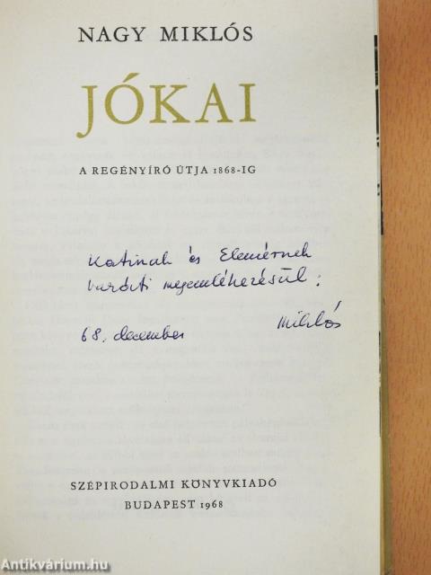 Jókai (dedikált példány)