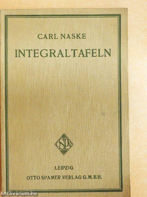 Integraltafeln