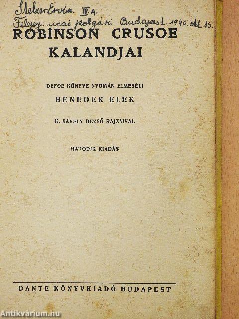 Robinson Crusoe kalandjai