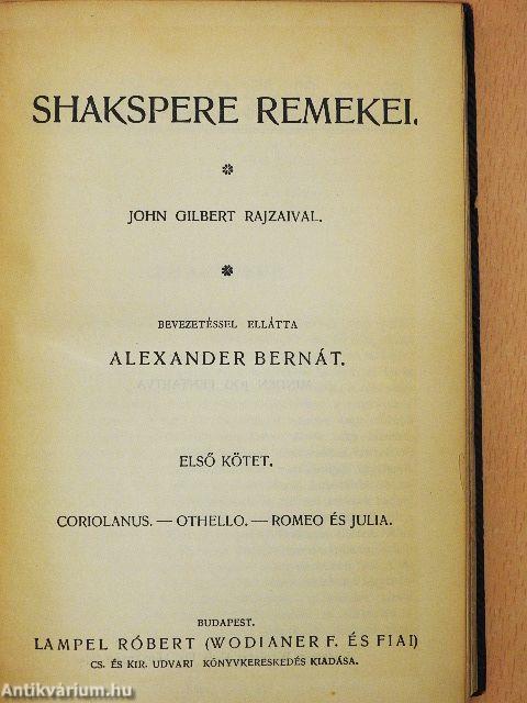 Shakspere remekei I-IV.