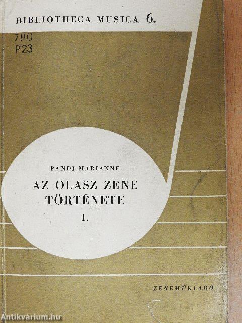 Az olasz zene története I.