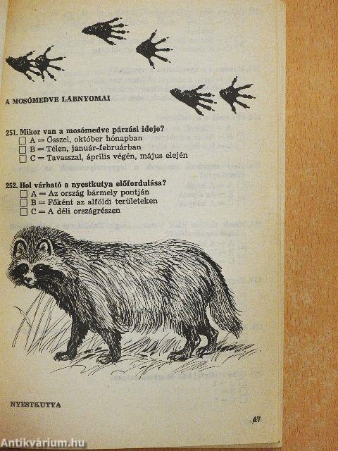 500 kérdés a vadról és környezetéről