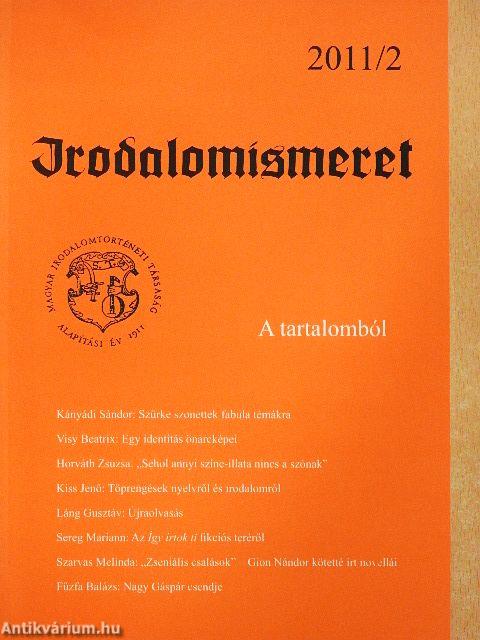 Irodalomismeret 2011/2.