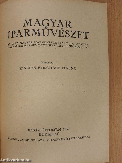 Magyar Iparművészet 1936/1-10.