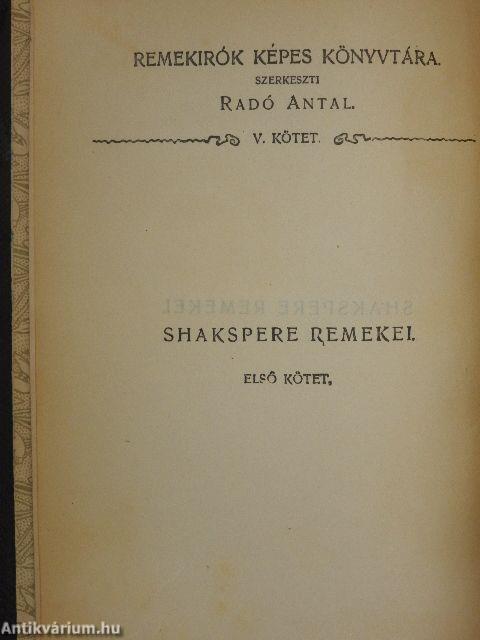 Shakspere remekei I-IV.