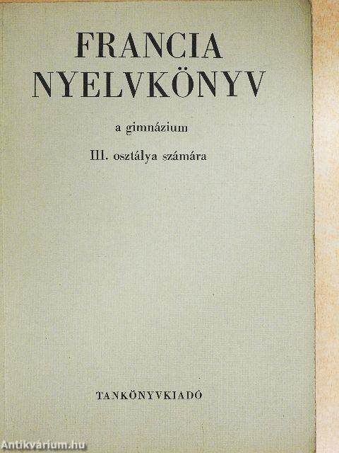 Francia nyelvkönyv III.
