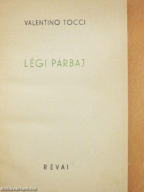 Légi párbaj (Tiltólistás kötet)