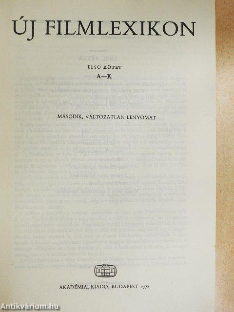 Új filmlexikon I-II.
