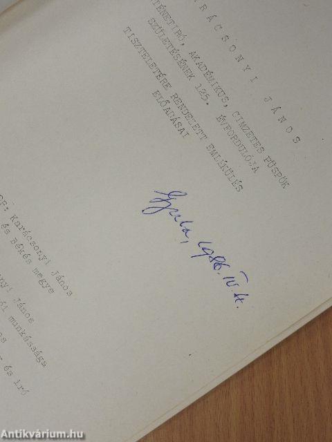 Karácsonyi János emlékülés előadásai