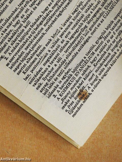 A természetes életmód ételei