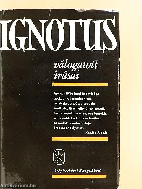 Ignotus válogatott írásai
