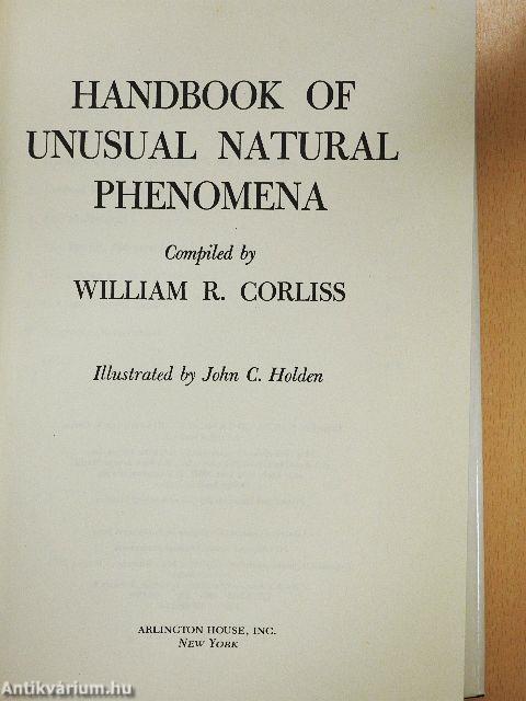 Handbook of Unusual Natural Phenomena