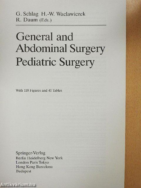 General and Abdominal Surgery/Pediatric Surgery