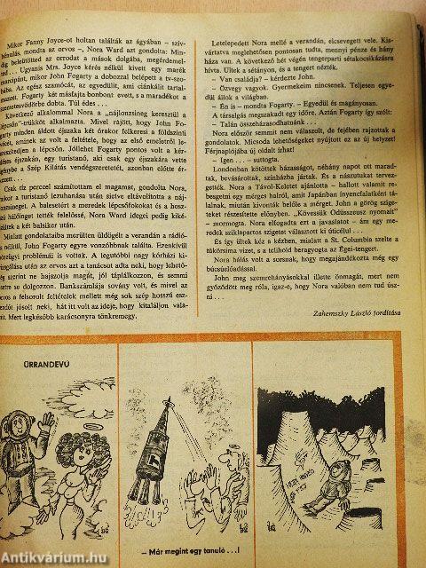 Folytatásos regények egyedi gyűjteménye a Rakéta regényújságból (7db)