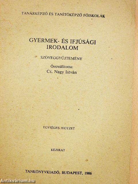 Gyermek- és ifjúsági irodalom