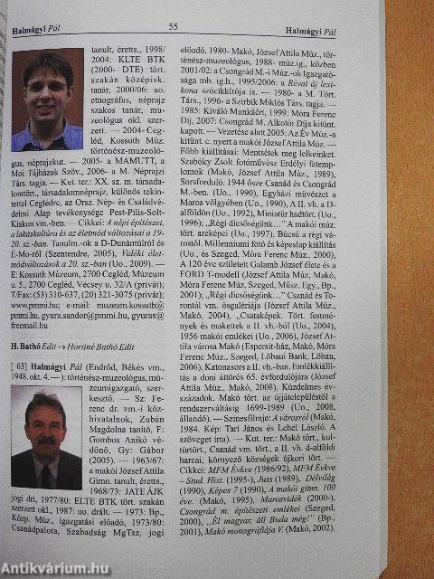 Magyar történész-muzeológus ki kicsoda 2010