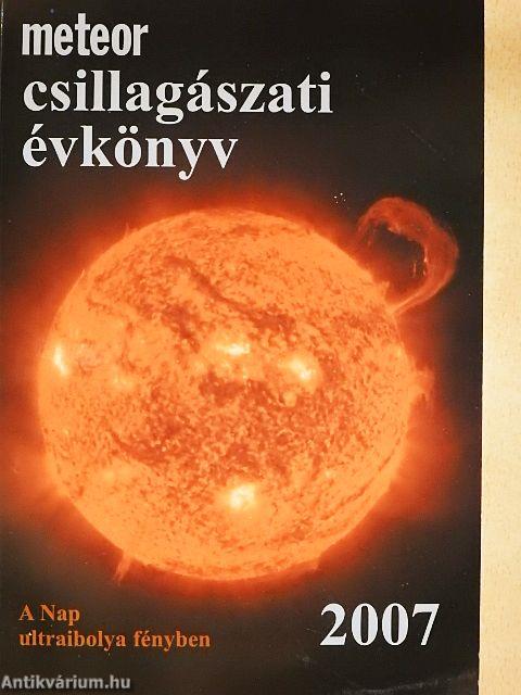 Meteor csillagászati évkönyv 2007
