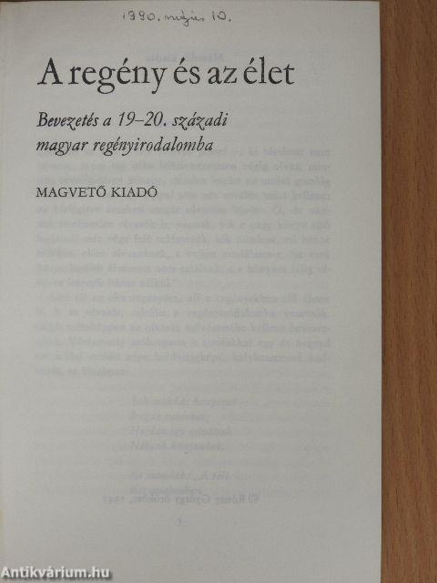 A regény és az élet