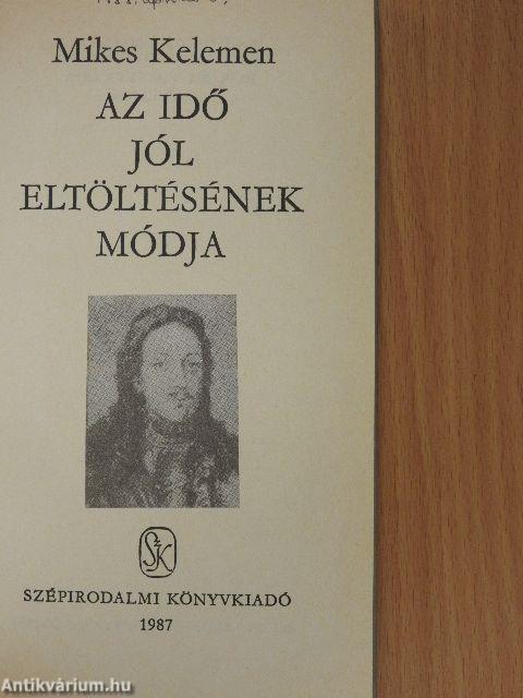 Az idő jól eltöltésének módja