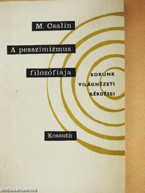 A pesszimizmus filozófiája