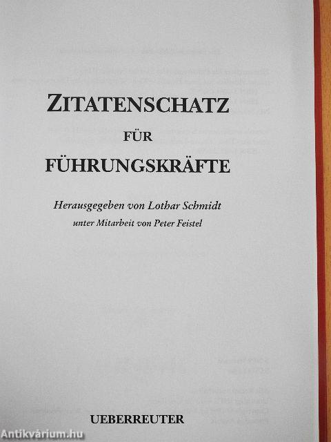 Zitatenschatz für Führungskräfte
