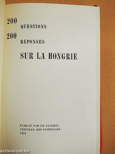 200 Questions, 200 Réponses sur la Hongrie