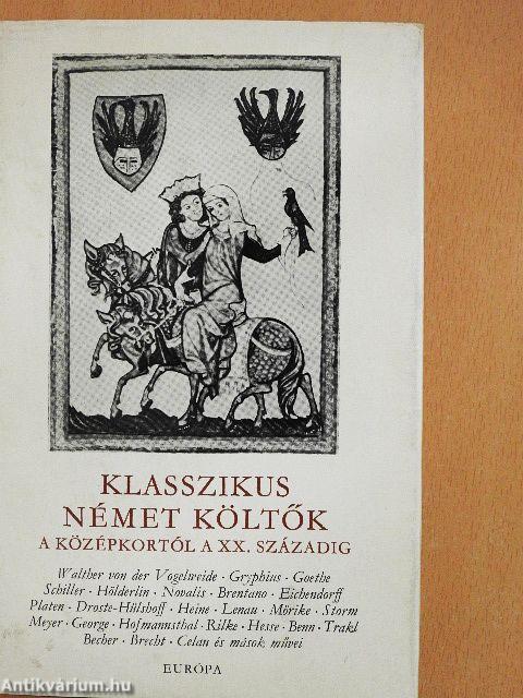 Klasszikus német költők I-II.