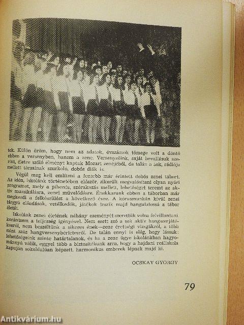 Az egri Dobó István Gimnázium és Erdészeti Szakközépiskola évkönyve 1973-74