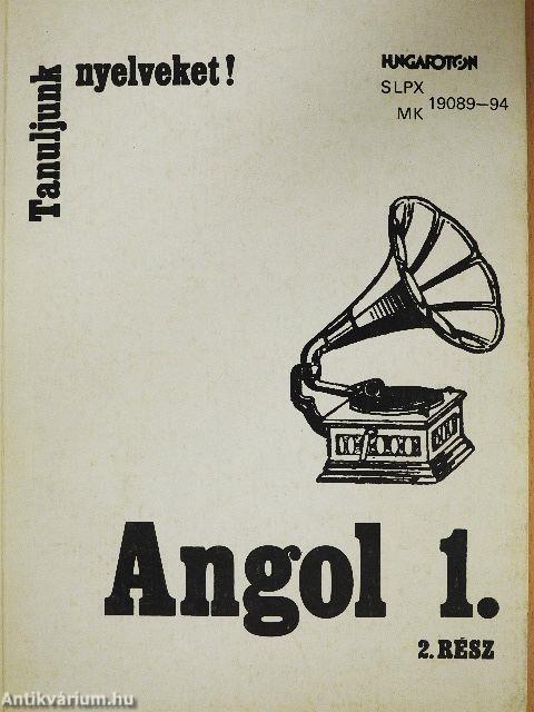Angol 1/2.