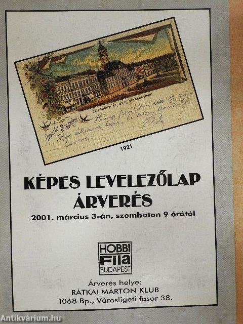 Képes levelezőlap árverés