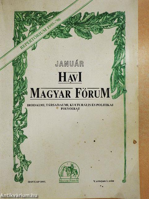 Havi Magyar Fórum 1997. január-december