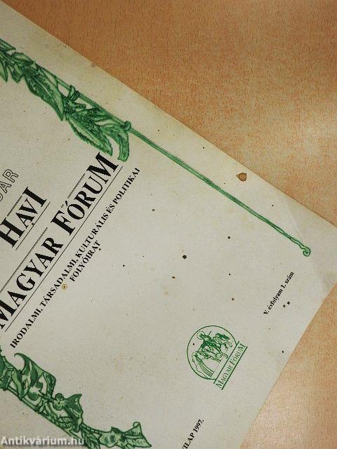 Havi Magyar Fórum 1997. január-december