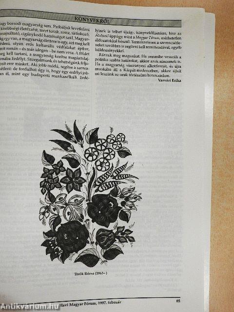 Havi Magyar Fórum 1997. január-december