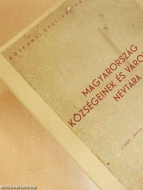 Magyarország községeinek és városainak névtára