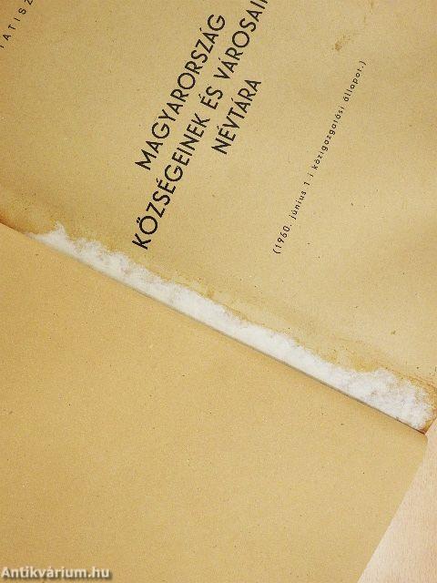 Magyarország községeinek és városainak névtára