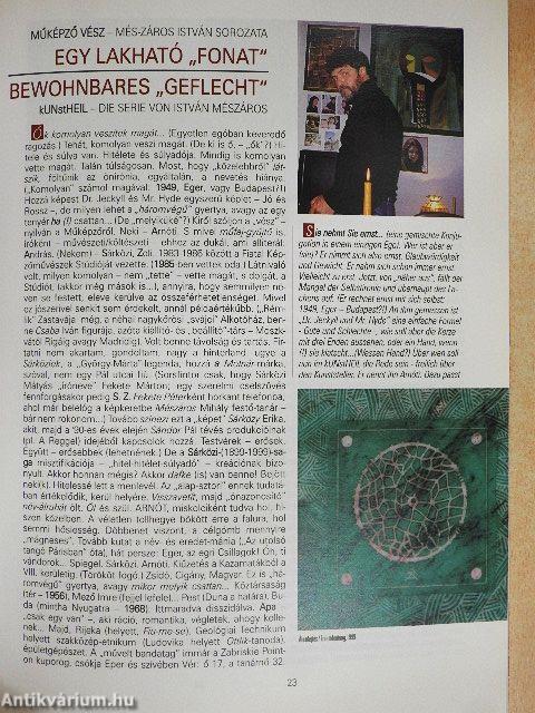 Gyűjtők és gyűjtemények 1999. április, május, június