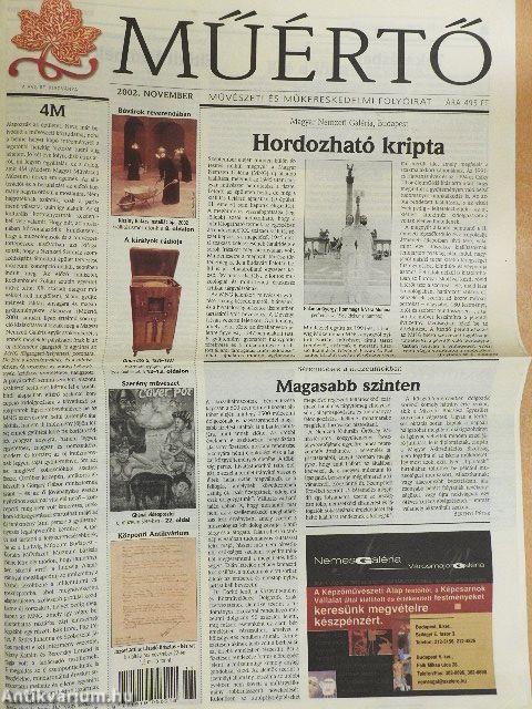 Műértő 2002. november