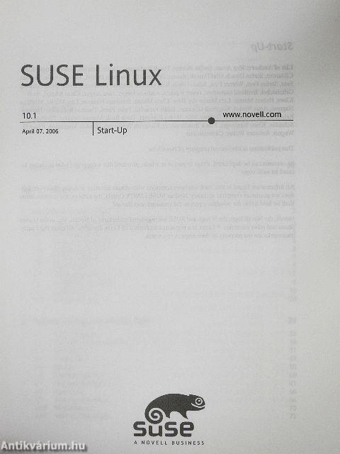 SUSE Linux 10.1 - Start-Up