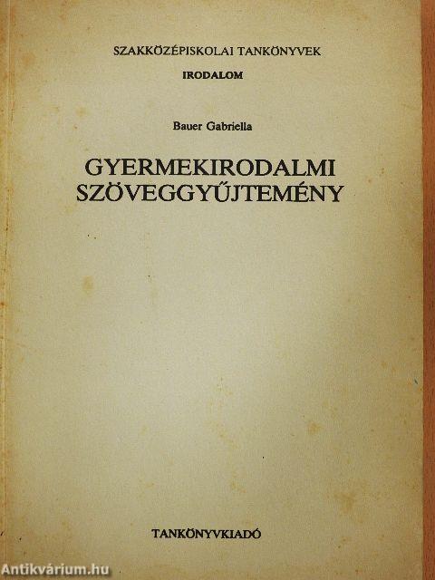 Gyermekirodalmi szöveggyűjtemény