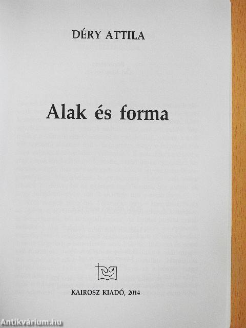 Alak és forma