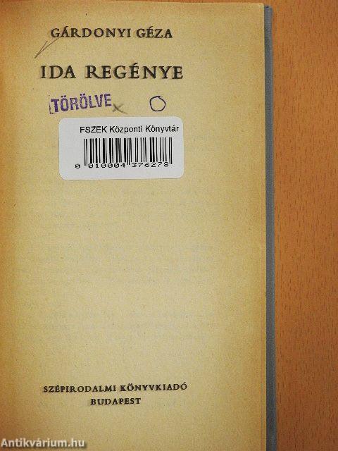Ida regénye