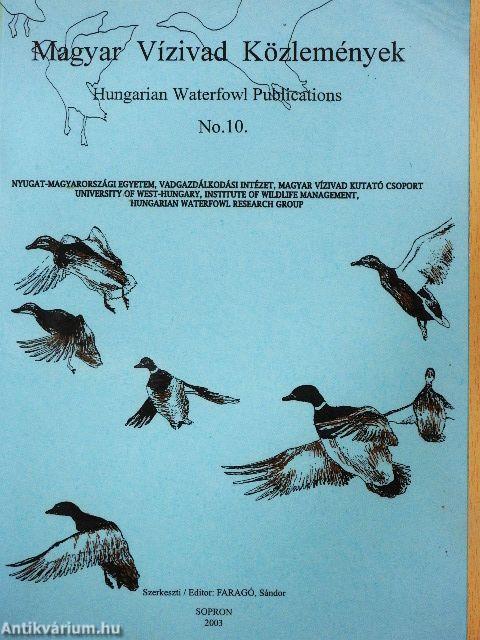 Magyar Vízivad Közlemények 10.