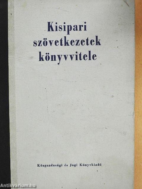 Kisipari szövetkezetek könyvvitele