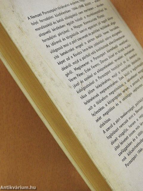 A Nemzeti Parasztpárt története 1944-1948