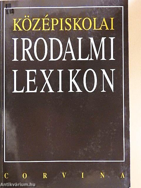 Középiskolai irodalmi lexikon 