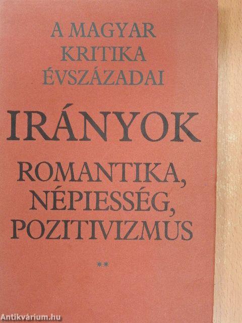A magyar kritika évszázadai 1-3.